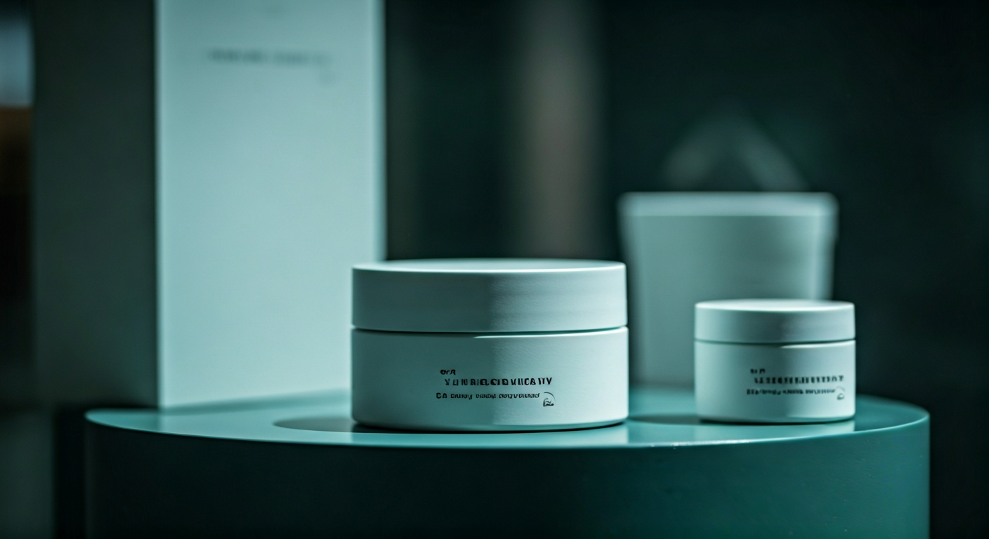 Interior of a modern K-Beauty store in Myeongdong, clear product display
