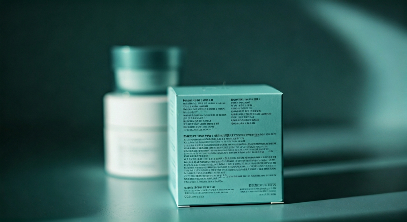 close up of a Korean skincare product box showing ingredient list and brand name