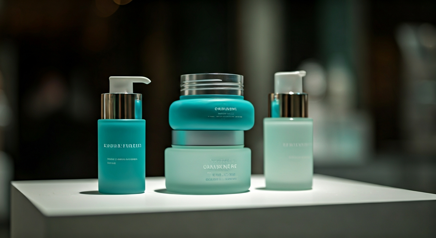 Myeongdong street bustling shops skincare products displays