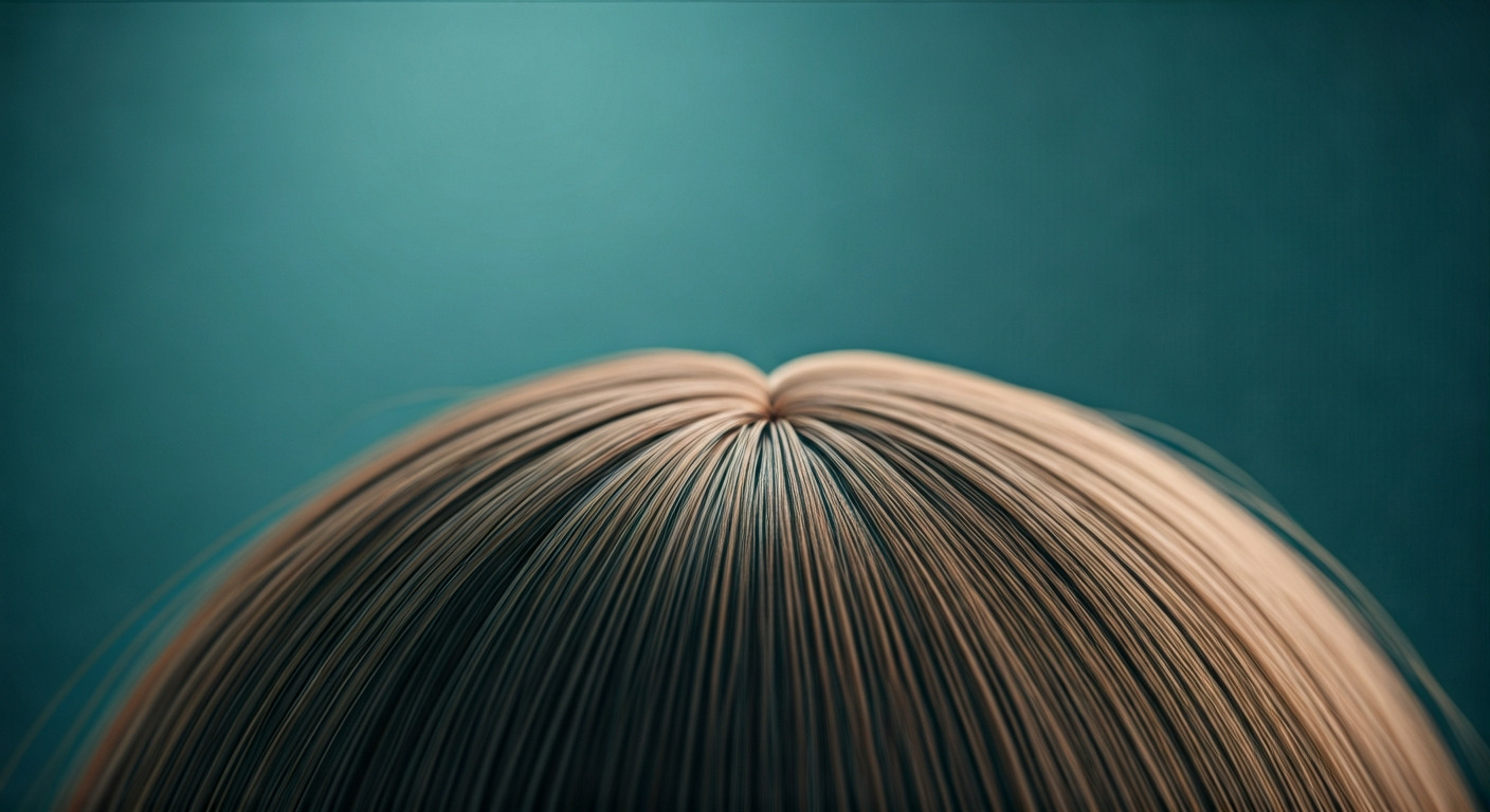 texture close-up of healthy, shiny hair strands, no face