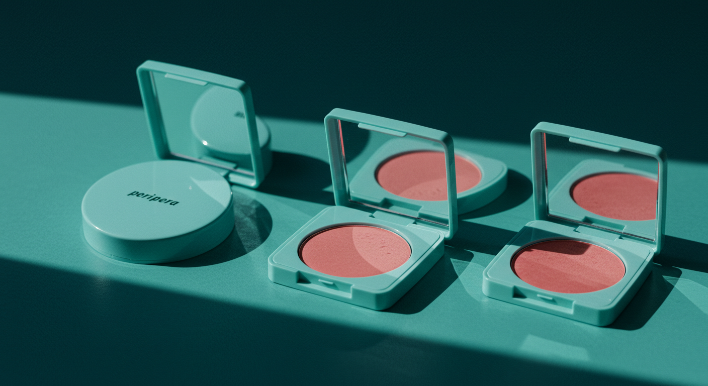 peripera blush compacts display